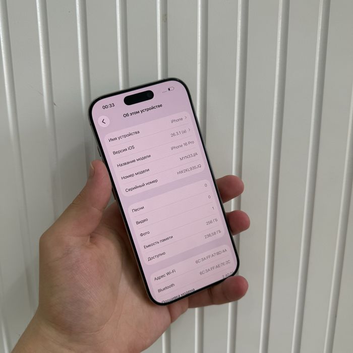 iPhone 16Pro Natural Titanum 256gb 88%
