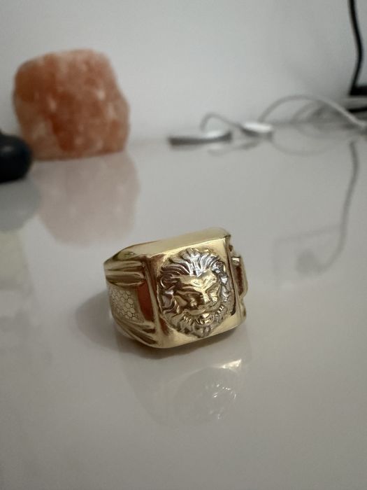 Inel Aur 14k  3,69gr Model Leu, marimea 60