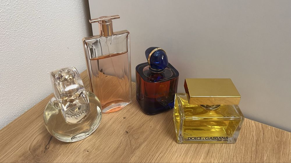 BVLGARI Omnia Crystalline  Lancôme Idôle  Armani My Way  Dolce & Gabbana The One