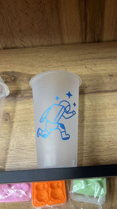 Стаканы bubble tea 0.5