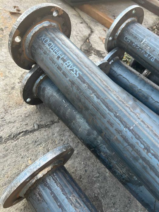 tevi din HARDOX 400/450/500, executie tubulaturi si jgheaburi la tema