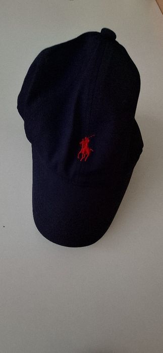 комплект Polo Ralph Lauren: Нова POLO тениска и шапка в тъмносиньо