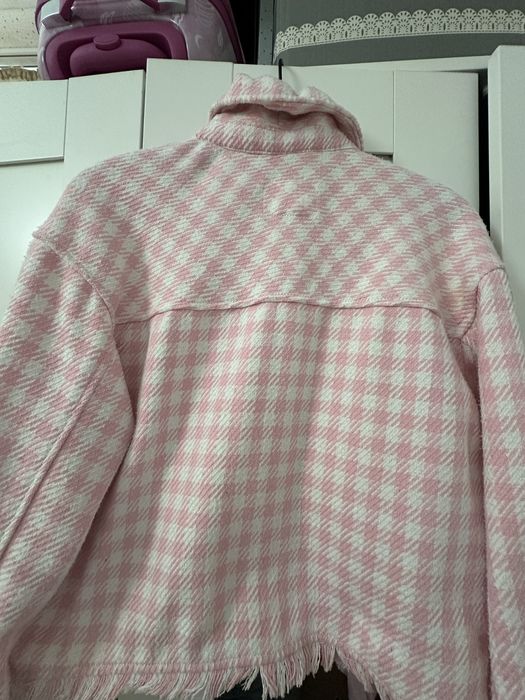 Пепитена розова риза- яке New Yorker FB Sister M размер