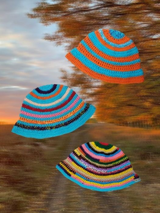 Вязаная панама/ шапка