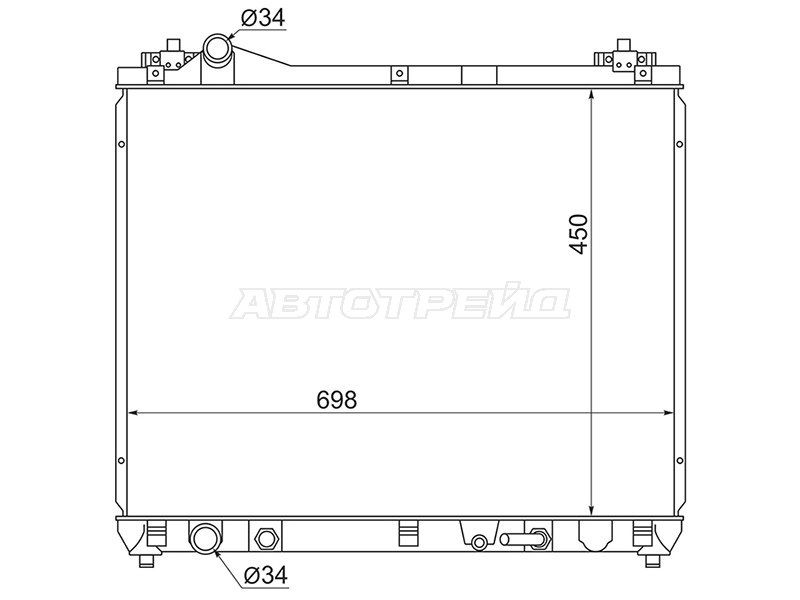Радиатор Suzuki Escudo