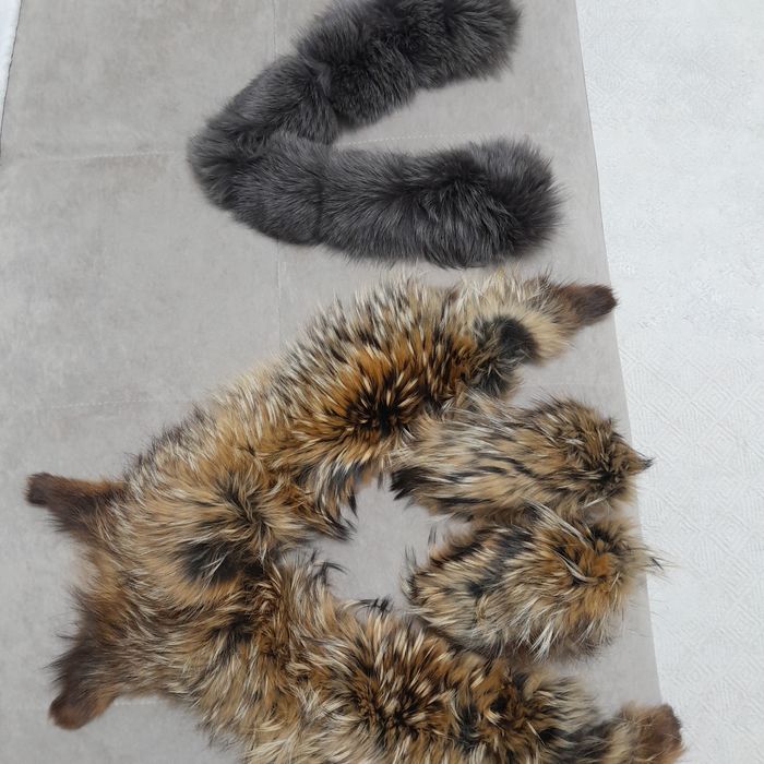 Ворот и нарукавники, енот