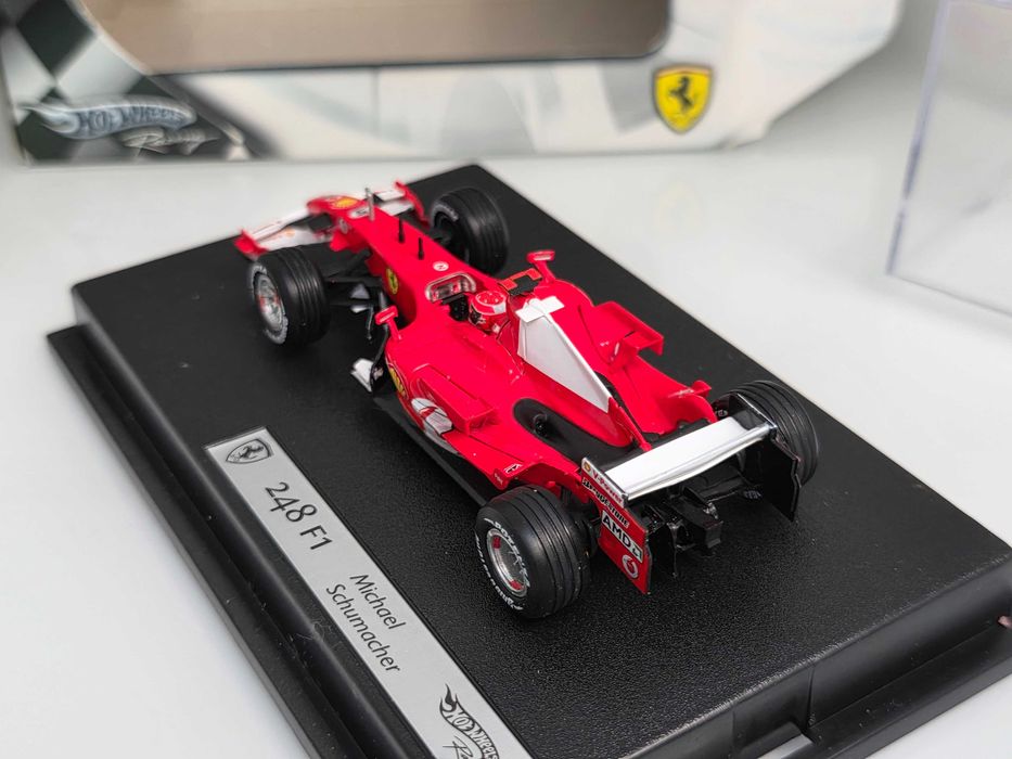 Macheta Auto 1/43 Hotwheels Ferrari 248 F1 Michael Schumacher Formula 1