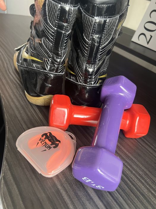 Боксерки+гантели+капа