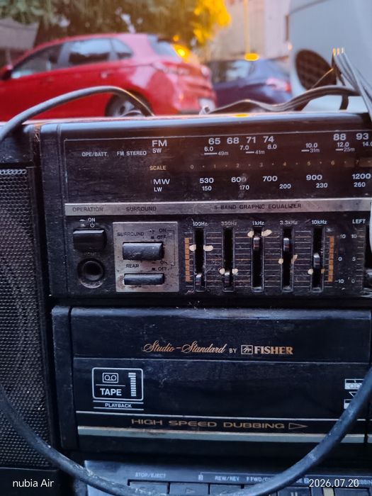 Radio casetofon Fisher model Ph-w803rlo