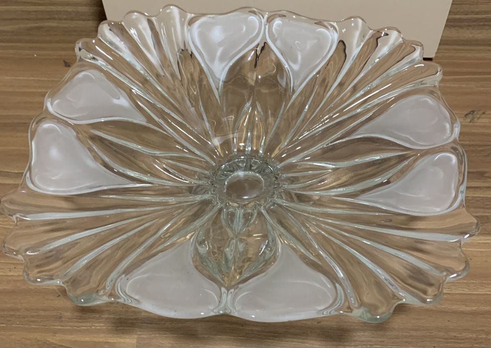 Fructiera , platou prajitura cristal