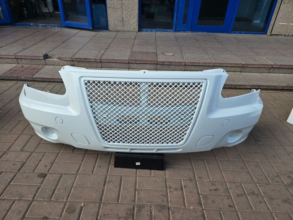 Бампер на газель Bentley style белая