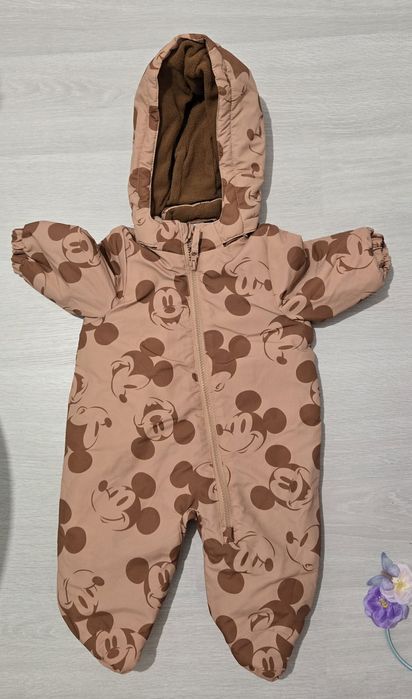 Combinezon bebe toamna -iarna,2 buc ,0-3 luni