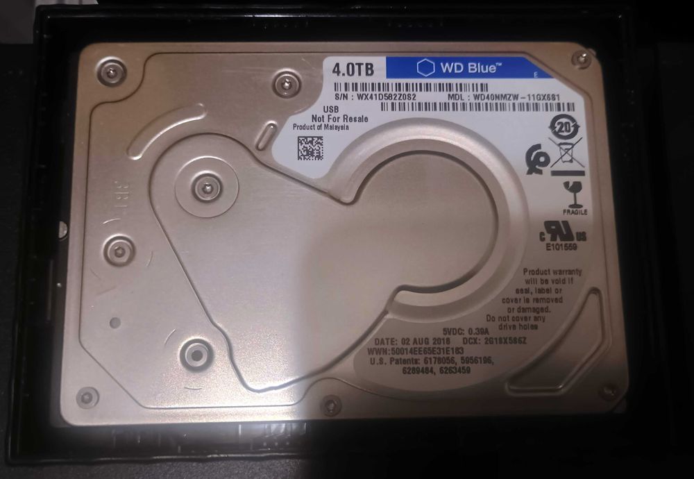 DEFECT: wdbyft0040bbk-da WD My Passport 4TB USB 3.0