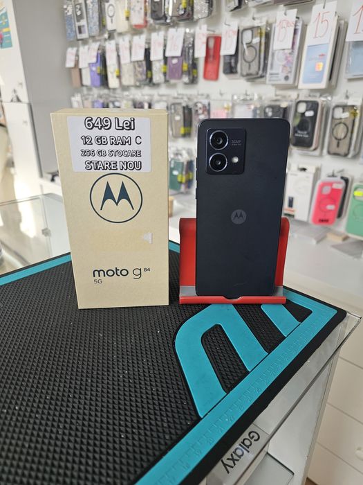 Moto G84 5G, 12/256 GB, Nou, Garanție