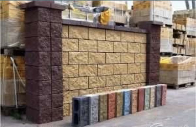 Сплиторные блоки; пескоблоки; рваные блоки