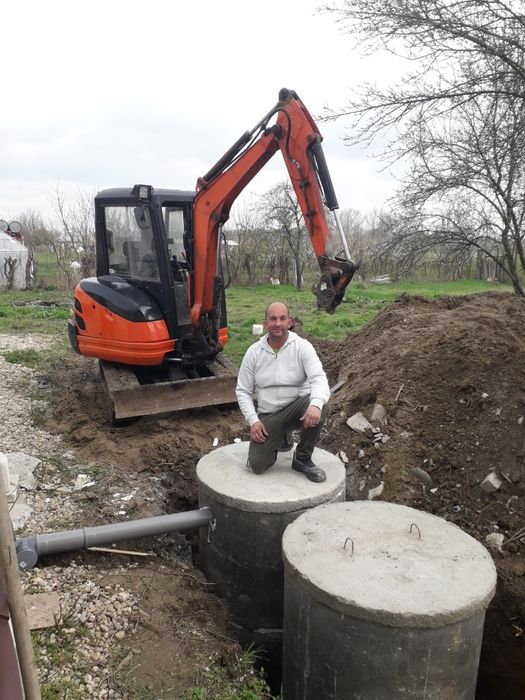 Miniexcavator si Excavator pentru sapaturi