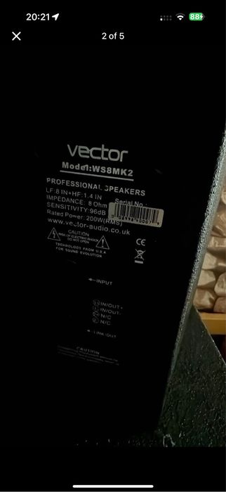 Boxe, sistem audio vector 1800w rms