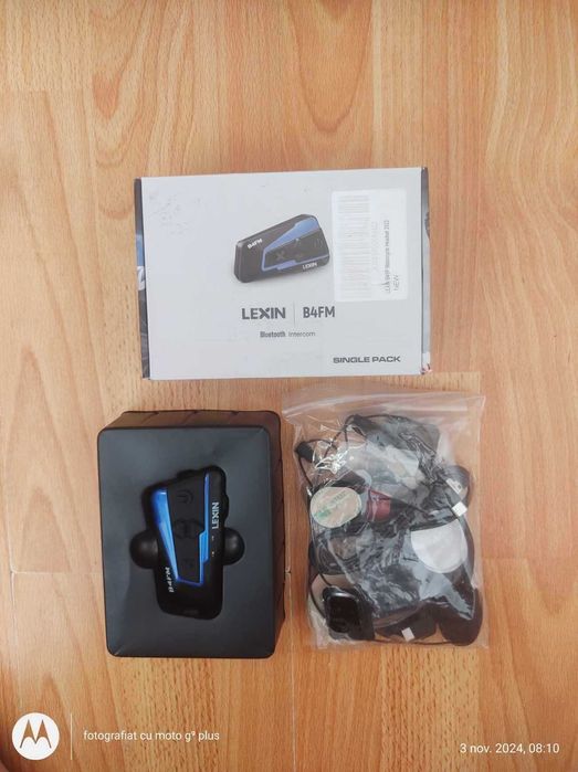 Căști interfon Lexin B4FM-X9,cască  motociclete Blueto,(Super Ofertă).