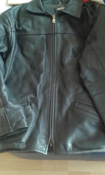 Черно кожено яке,"УЕСТЕНД",Естествена стегната кожа,телешки гьон 4кг,