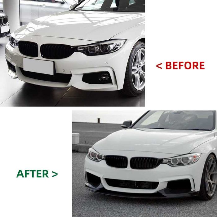 Spoiler prelungire bara fata  BMW Seria 4 F32 F33 F36 AVE-S-0040