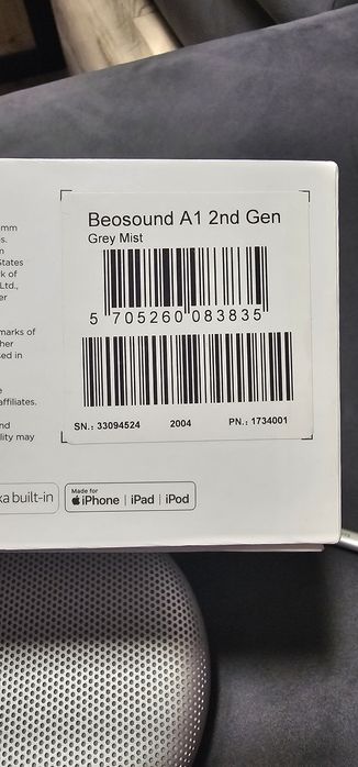 Boxa portabila Bang & Olufsen Beosound A1 2nd Gen