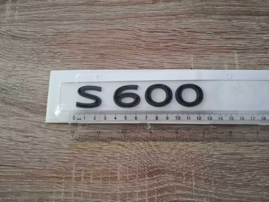 черен надпис нов стил Mercedes Benz S 600 W223