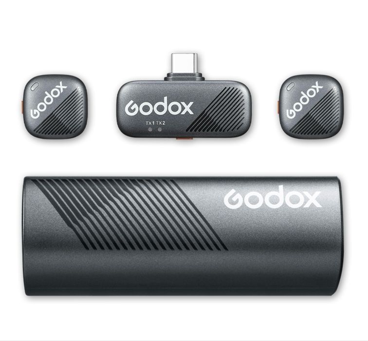 Микрофон петличка Godox Godox Cube-SC Kit 2 черный