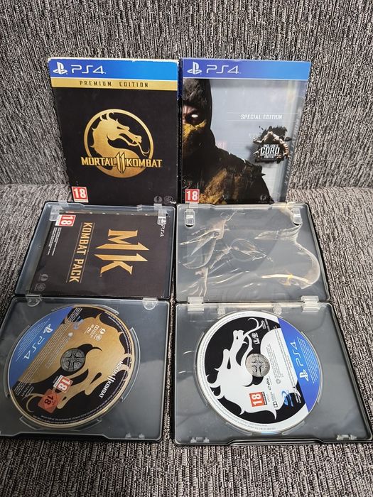Mortal Kombat 11/X steelbook метални кутии PS4