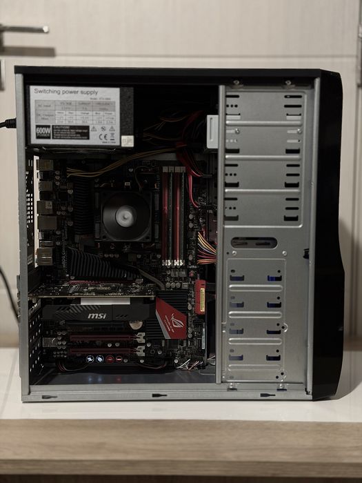 Геймърски компютър AMD II X4 955, GTX 1050ti, 8GB