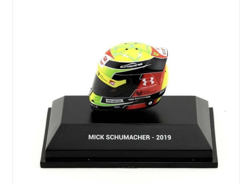 Cască moto mini MICK SCHUMACHER an 2019 scara 1:8