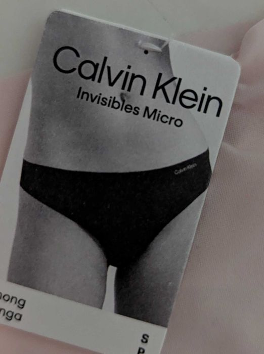 Calvin Klein Invisible Micro thong дамски прашки S 2 модела от Сащ