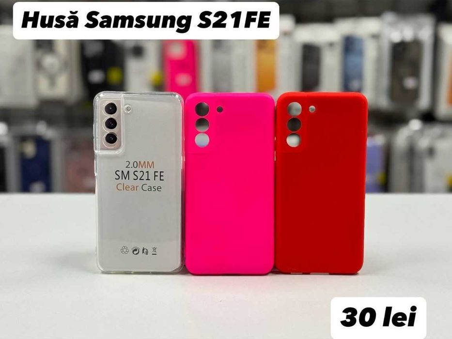 Husă silicon, folie, cablu, încărcător  Samsung S21 FE