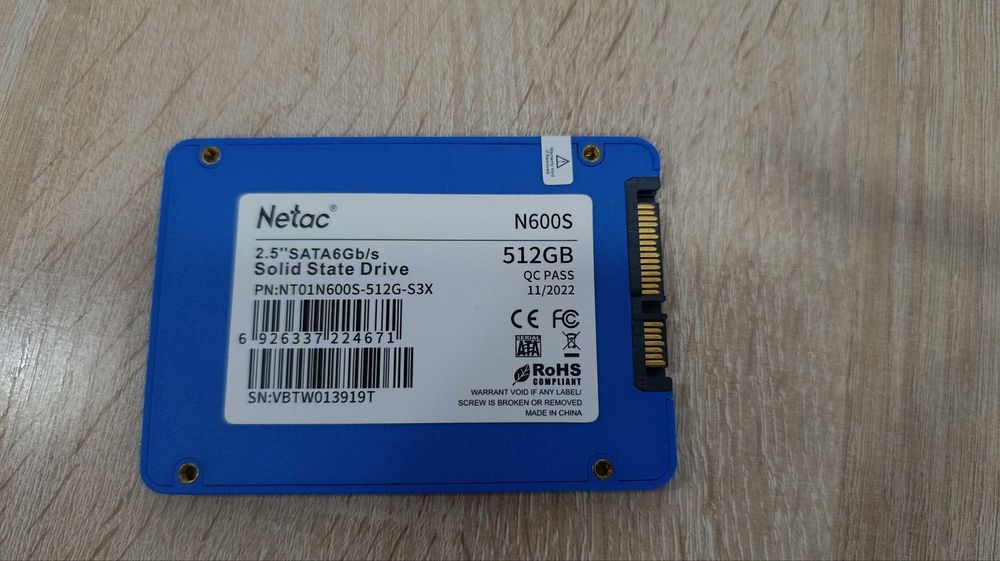 Продам SSD Netac 512GB