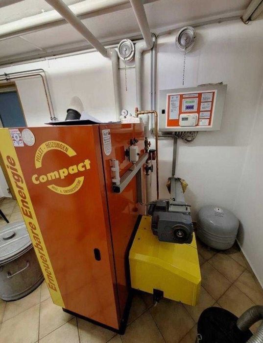 Centrala pe lemne si peleti + Boiler