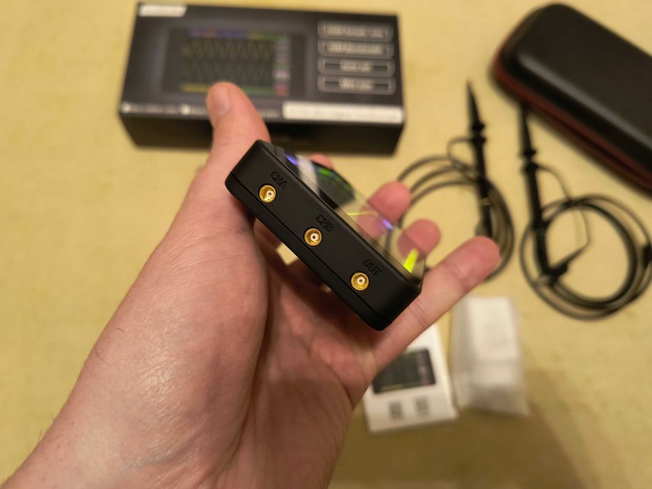 Alientek DS100  50Mhz 250M 3.5IPS Двуканален  осцилоскоп с генератор