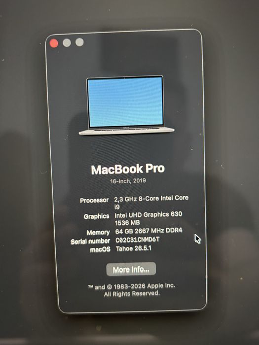 macbook pro 2019 16 inch second hand si noi de vanzare • Anunturi