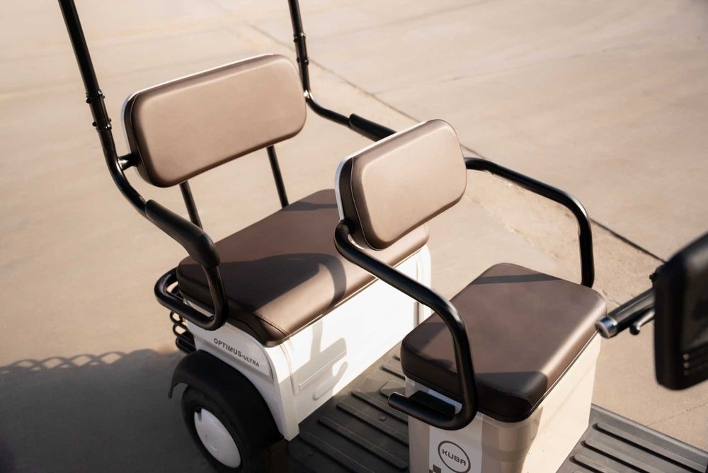 Triciclu electric KUBA OPTIMUS ULTRA, cu 2 locuri, CIV si Garantie