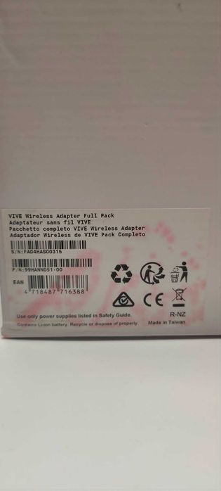HTC VIVE Pro Wireless Adapter kit, nou