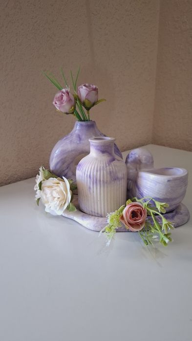 4 talik sovgʻa va decor uchun ideal gips nabori. Holati yangi.