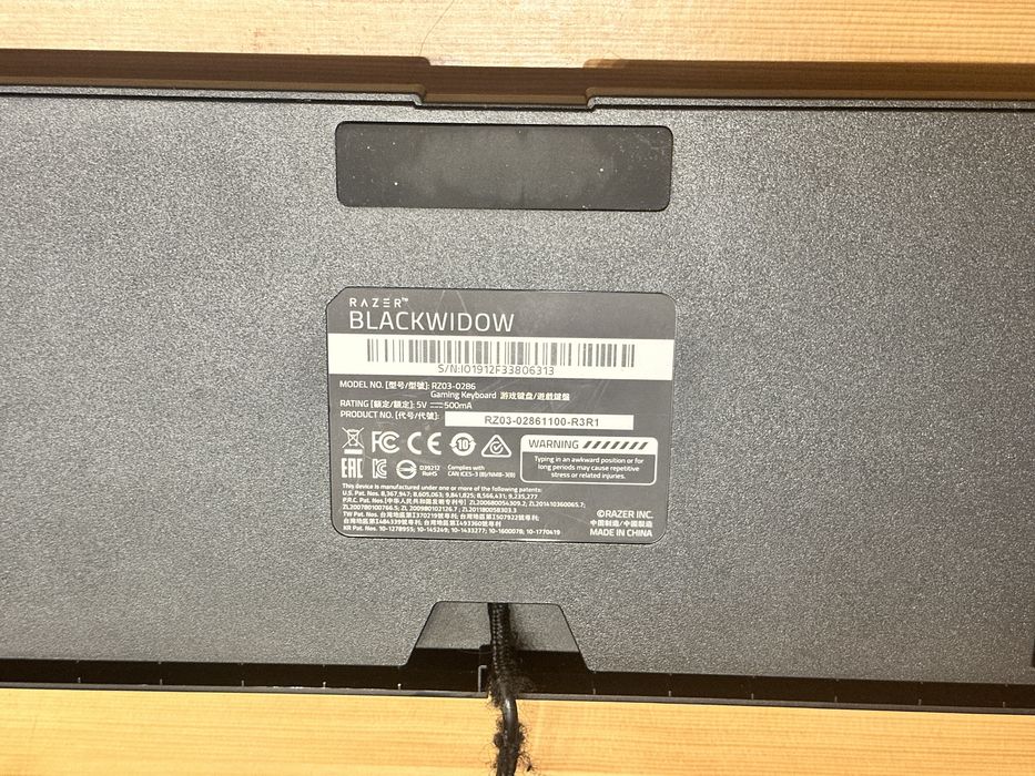 Клавиатура razer blackwidow