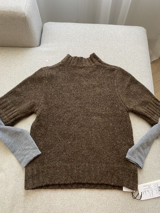 Свитер , эмитация двухслойности