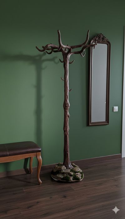 Табиат услубида қўлда ишланган дизайнер вешалка.
Эксклюзив модель, инт