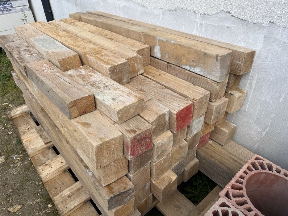 Дървени греди 10х10 / 132см