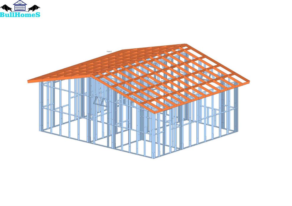 Къща,Бунгало,Преместваема къща,Сглобяеми къщи,Модулни,Жилищни-48.5м²