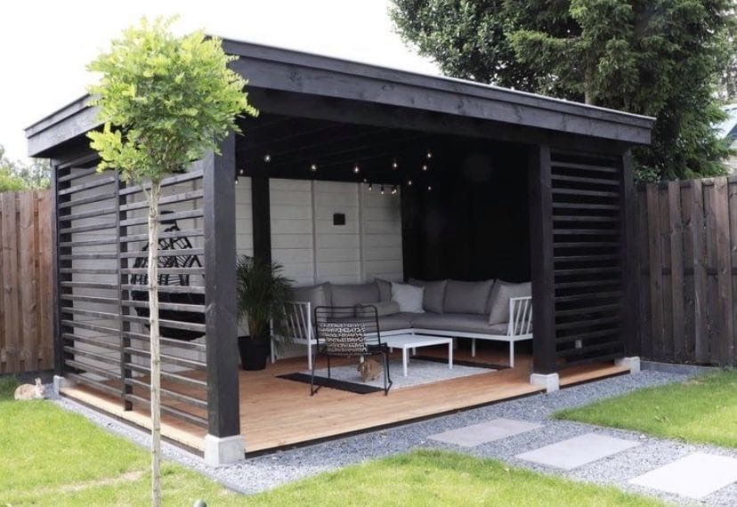 Foisoar terasa pergola casute de gradina din lemn uscat tratat