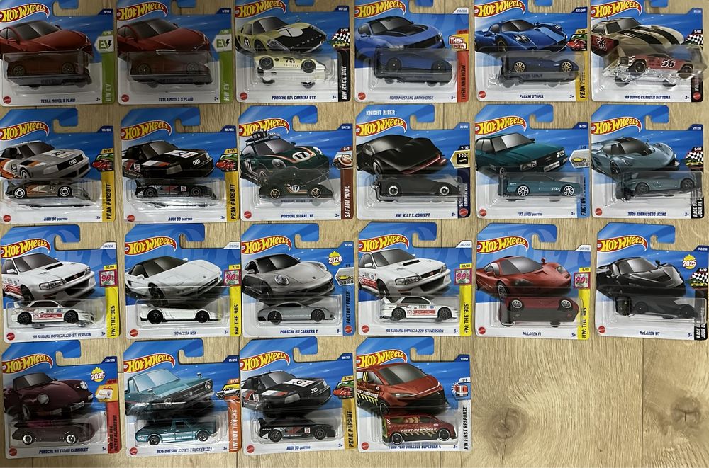 Hot Wheels Ferrari Audi Porsche Tesla BMW Mercedes Treasure Hunt