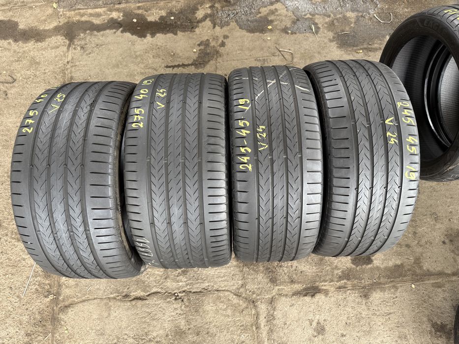 4 Anvelope Vara 245/45/19 cu 275/40/19 Continental 2024