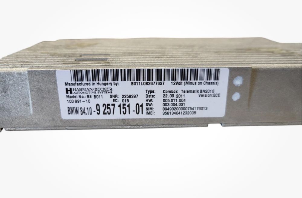 Bmw Combox modul bluetooth multimedia