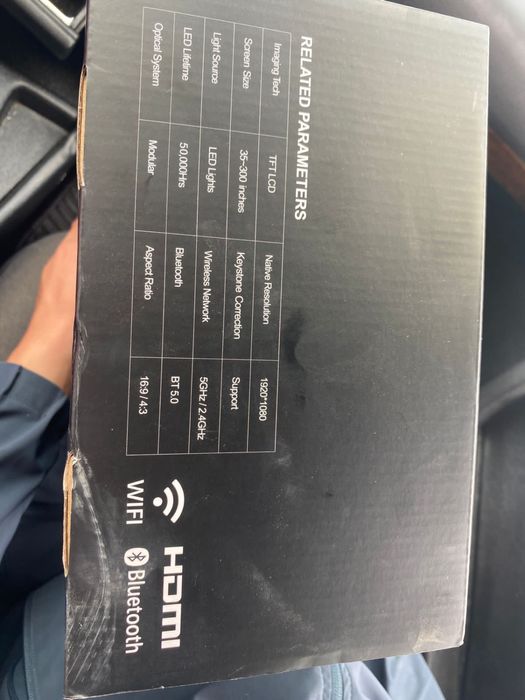 Проектор для дома новый Full HD + экран.