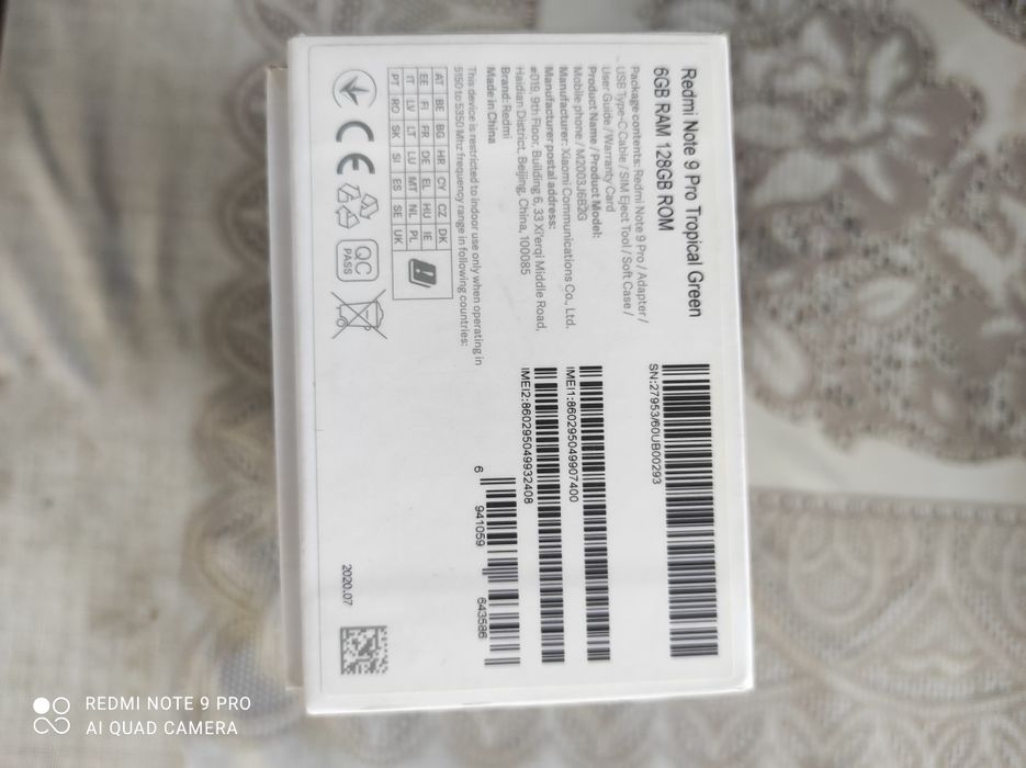 Redmi Note 9 Pro
